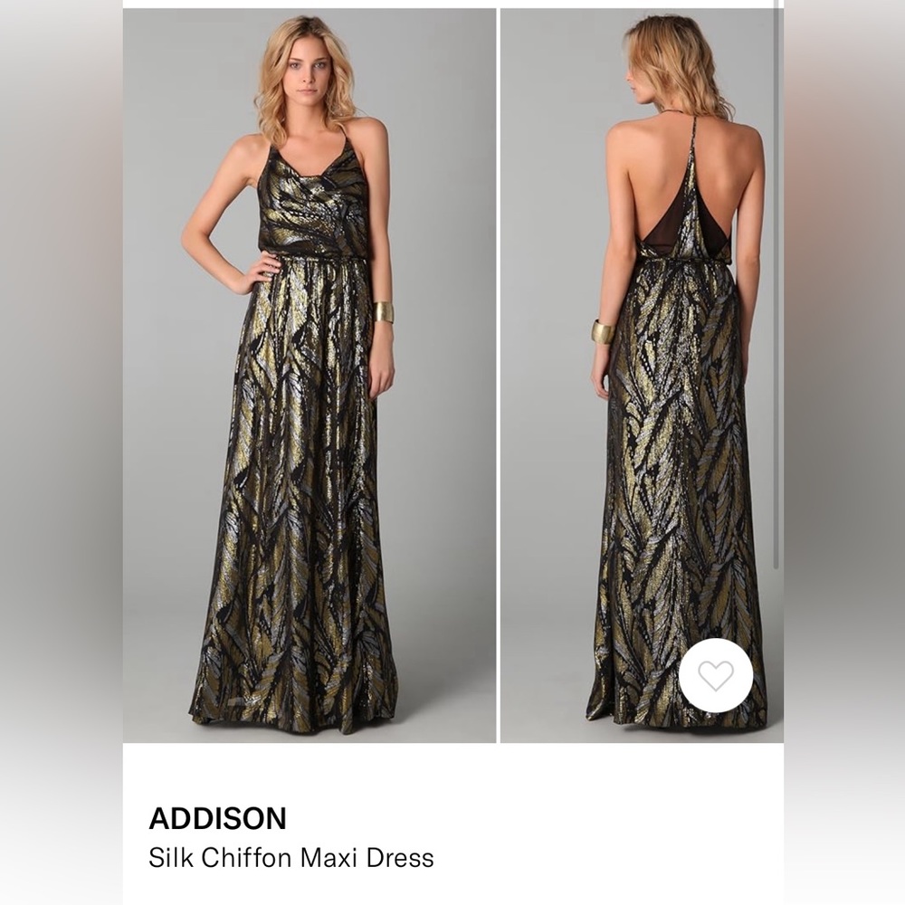 ADDISON
Silk Chiffon Maxi Dress